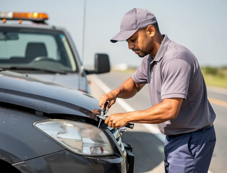 Roadside Assistance service in Evansville